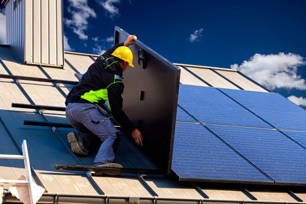 Solar panel installation in Descanso, San Diego County CA by San Diego Solar Surfers
