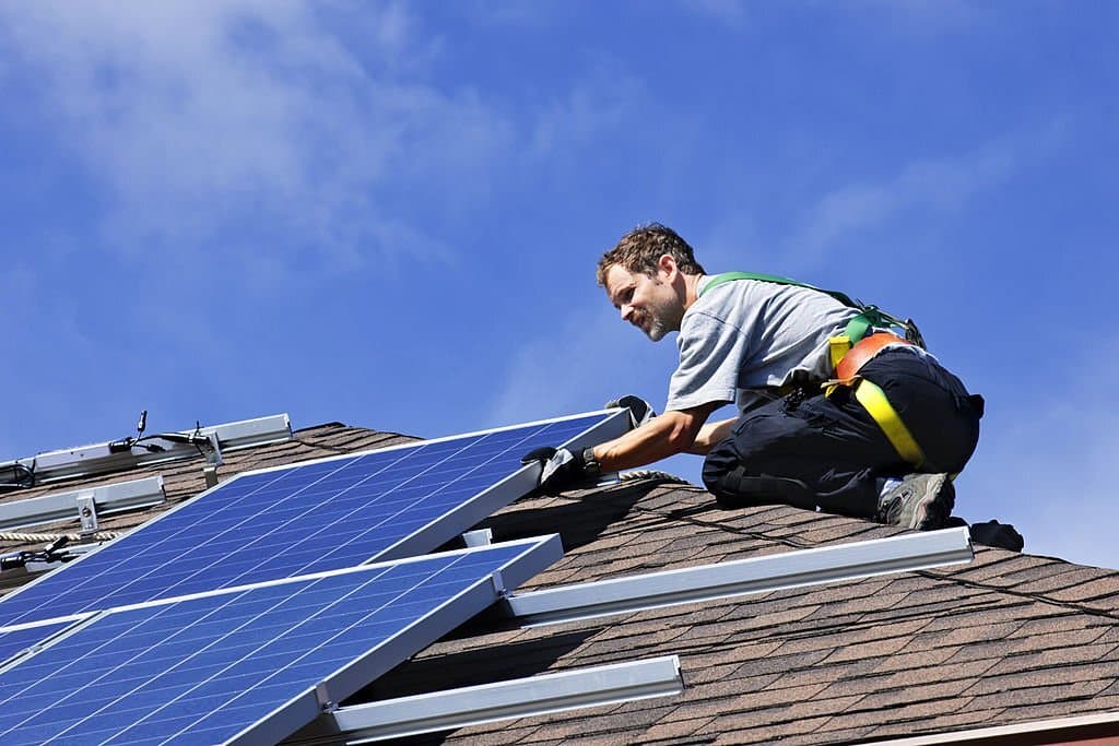 Solar panel installation in Escondido, San Diego County CA by San Diego Solar Surfers